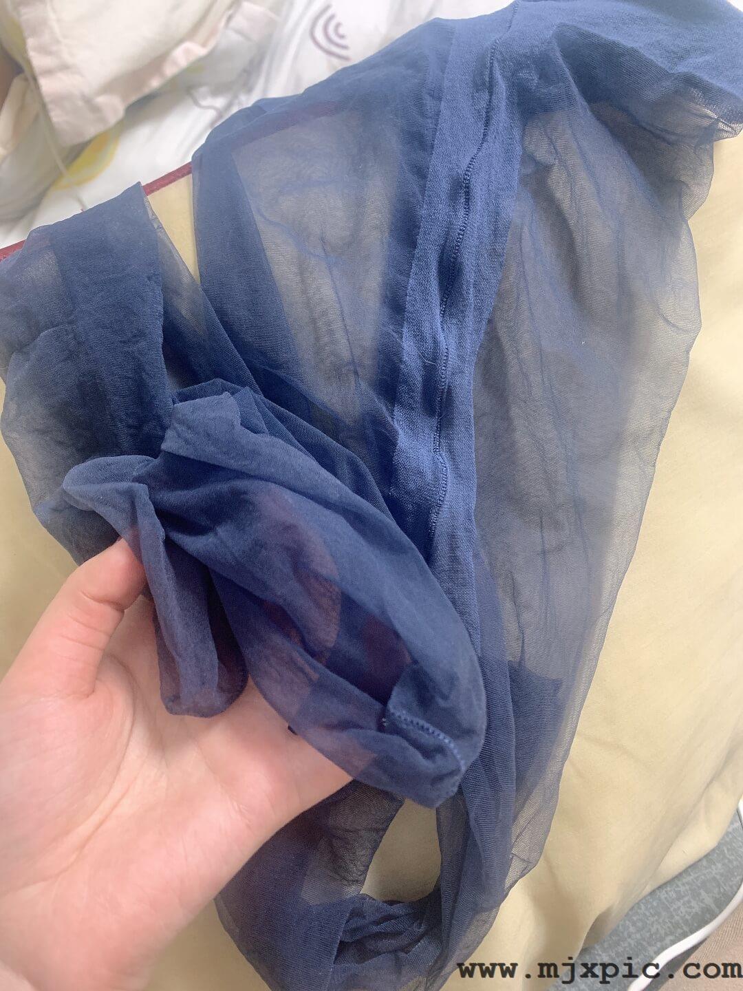 超薄蓝色防勾丝全透明隐形丝袜买家秀