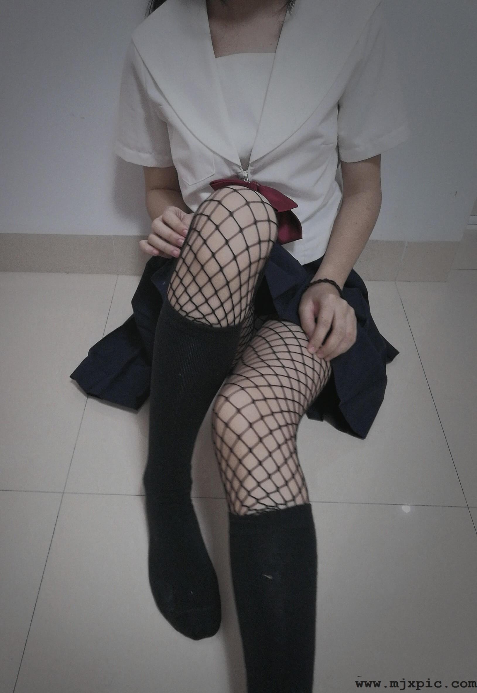 黑色ins潮暗风JK连裤袜情趣渔网袜买家秀